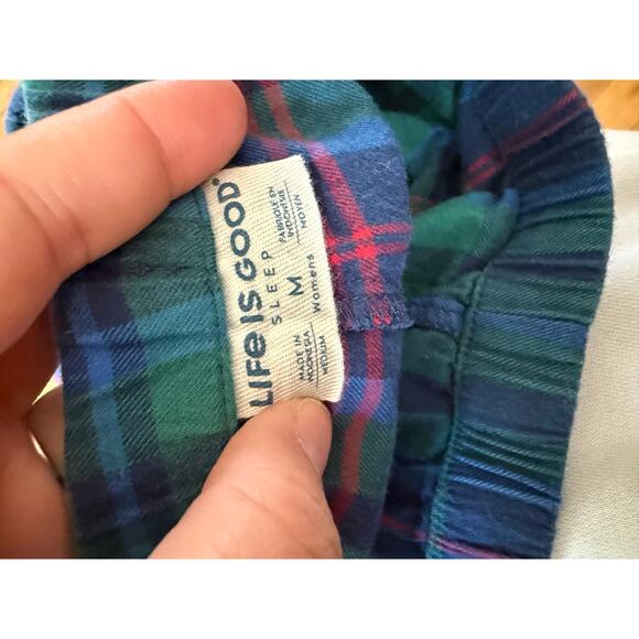 Life is Good sleep plaid shorts - Picture 2 of 4